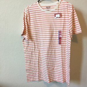 Orange & White Stripped T-Shirt